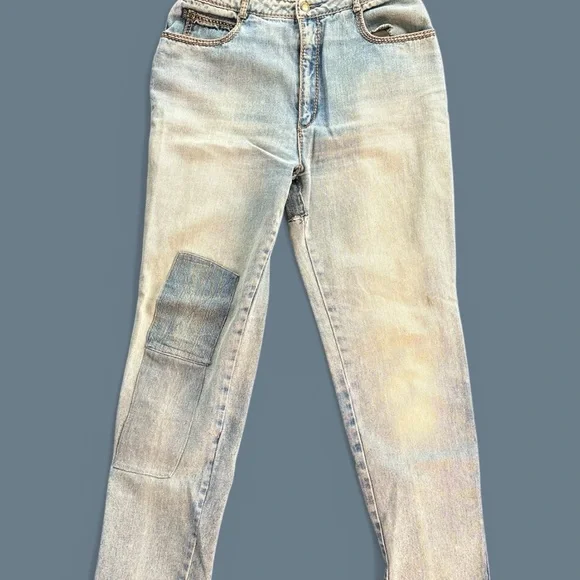 Pendleton Light Blue Patch Jeans - Picture 2 of 3